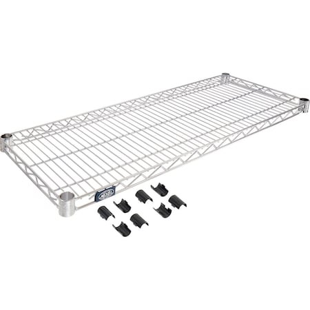 Nexel Chrome Wire Shelf 36inW x 14inD S1436C